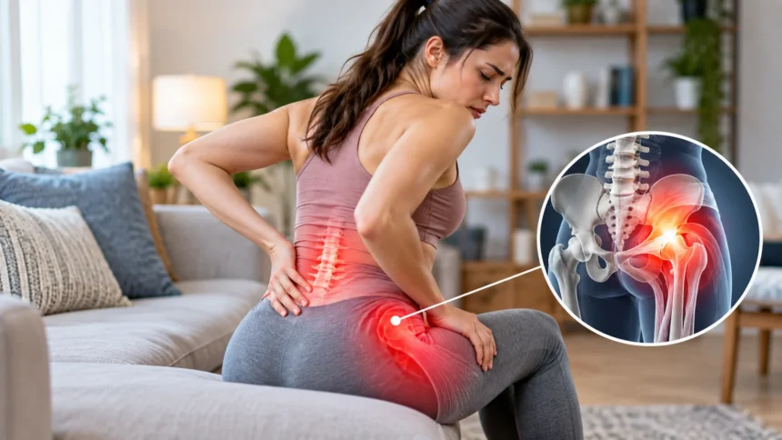 Female Lower Back and Hip Pain What It Could Mean