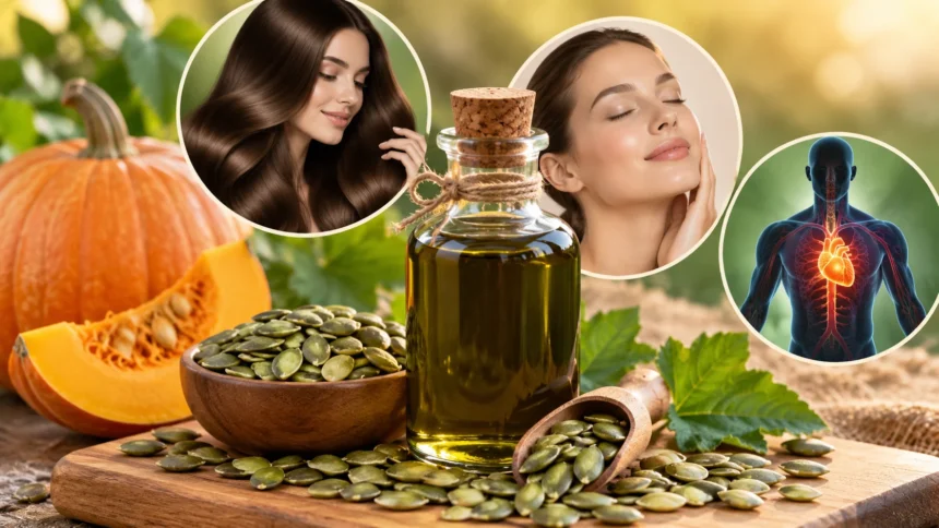 Pumpkin Seed Oil Benefits for Hair, Skin & Health
