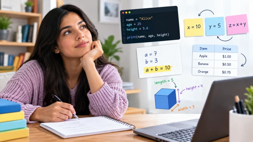 Variable Definition Meaning & Simple Examples